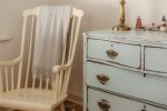 Rocking chair for bedtime stories in the twin bedroom 